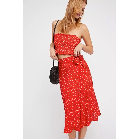 Faithfull The Brand Lani Smocked Set Sz. 2 - Picture 1 of 15